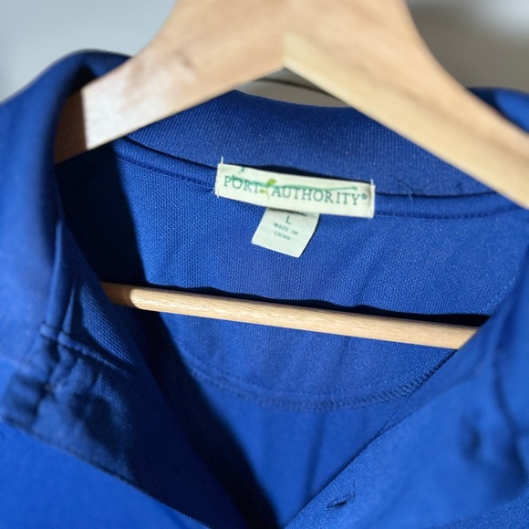 NEW Port Authority Short Sleeve Men’s Royal Blue Polo Size Large - Picture 2 of 6